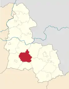 Poziția localității Nedrîhailiv