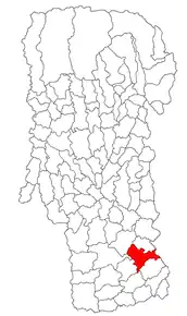 Poziția localității Negrași