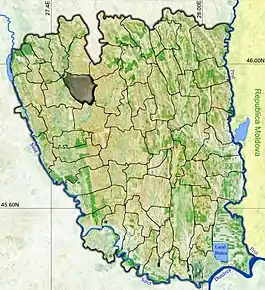 Amplasarea în cadrul județului



		
Localizarea comunei pe harta României