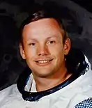 Neil Armstrong, astronaut american, primul om care a pășit pe Lună