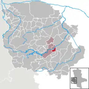 Poziția localității Neinstedt