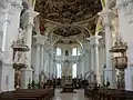 Basilica abaţiei din Neresheim (interior)