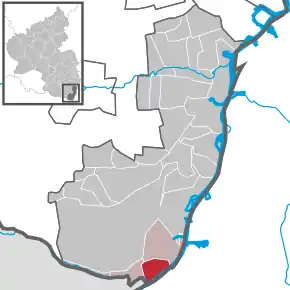 Poziția localității Neuburg am Rhein