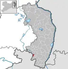 Poziția orașului Neugersdorf pe harta districtului Görlitz