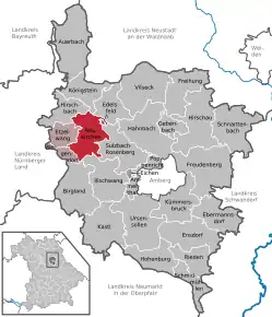 Poziția localității Neukirchen bei Sulzbach-Rosenberg