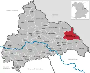 Poziția localității Neukirchen beim Heiligen Blut