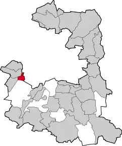 Poziția comunei Neuried pe harta districtului München