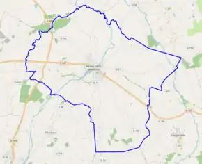 Poziția localității Neuvy-Saint-Sépulchre