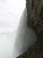 Cascada potcoavă văzută de jos