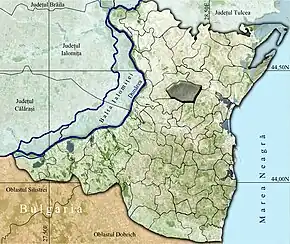 Amplasarea în cadrul județului