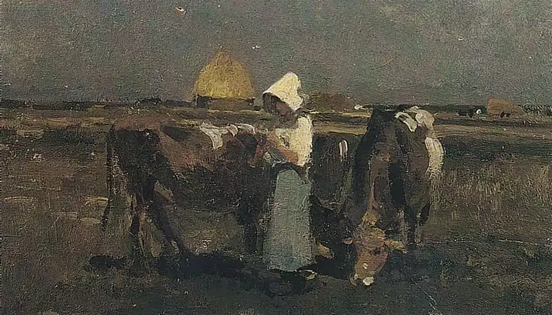 Ciobăniță la Barbizon - la Muzeul Colecțiilor de Artă din București