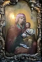 Fecioara cu Isus în brațe