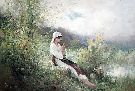 Țărancă în iarbă