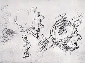 Studiu la Bătrână cu gâștele