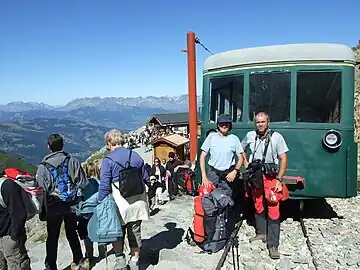Stația Nid d'Aigle (2.372&nbsp;m)