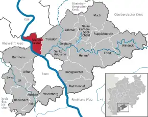 Poziția localității Niederkassel