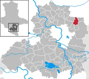 Poziția localității Niemberg