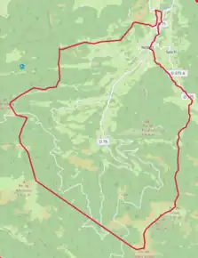 Poziția localității Nistos