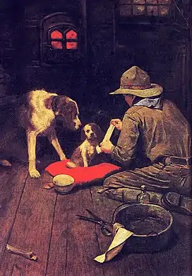 Primul calendar Scouting al lui Rockwell, 1925