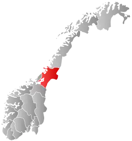 Poziția localității Nord-Trøndelag