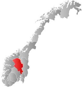 Poziția localității Oppland