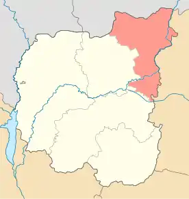 Poziția localității Raionul Novhorod-Siverskîi, Cernihiv