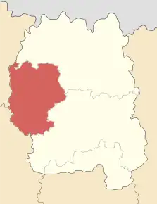 Poziția localității Raionul Novohrad-Volînskîi, Jîtomîr