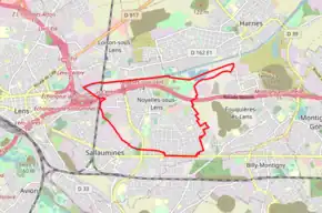 Poziția localității Noyelles-sous-Lens