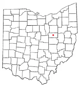 Poziția localității Millersburg