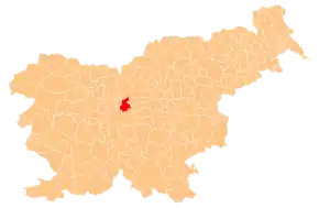 Poziția localității Domžale