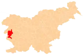 Localizarea comunei în cadrul țării