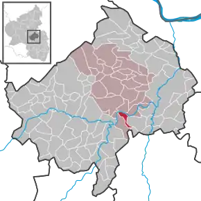 Poziția localității Oberhausen an der Nahe