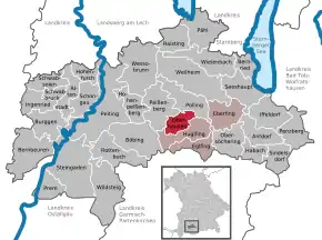 Poziția localității Oberhausen
