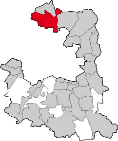Poziția  Oberschleißheim pe harta districtului München