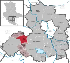 Poziția localității Obhausen