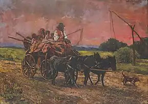 Căruță cu nomazi - 1921