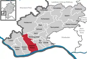 Poziția localității Oestrich-Winkel