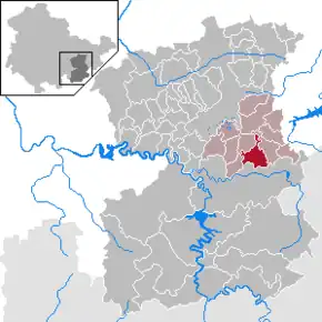 Poziția  Oettersdorf pe harta districtului Saale-Orla-Kreis