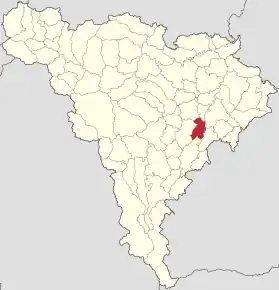 Poziția localității Colibi