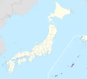 Poziția regiunii Prefectura Okinawa