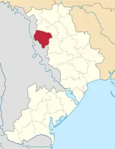 Poziția localității Ocna