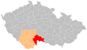 Poziția localității Jindřichův Hradec