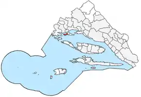 Poziția localității Okrug