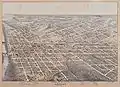 Plan al oraşului Dallas în 1872.