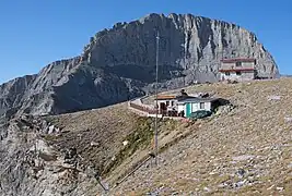 Refugiul montan Christos Kakkalos de pe Platoul Muzelor