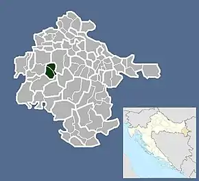 Poziția localității Andrijaševci