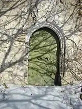 Vechiul portal gotic de la intrare