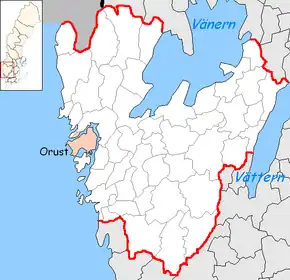 Localizarea comunei în cadrul comitatului