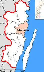 Localizarea comunei în cadrul comitatului