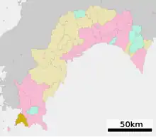 Poziția localității Ōtsuki